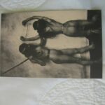 Spanking na starých pohlednicích. Erotické pohlednice