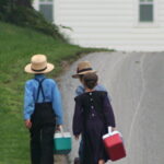 Malí Amiši cestou do školy I Wikipedia
