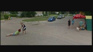 Násilí na ulici I Google Street View
